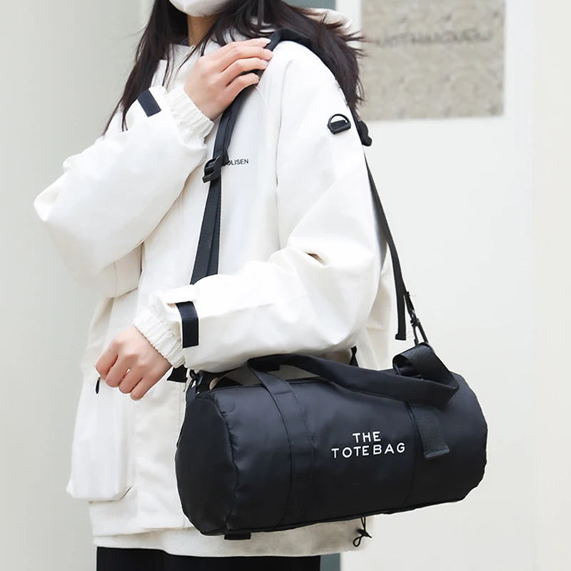 Sac polochon the tote bag Noir-Gris-Vert-ShopGET® 