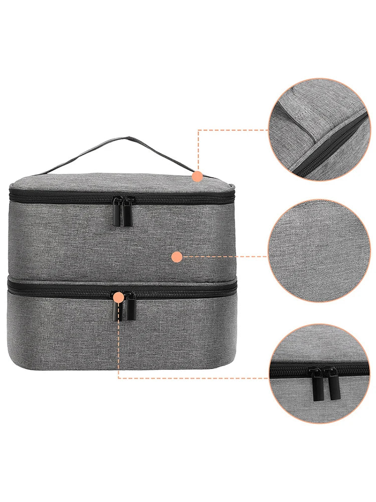 Grande trousse de toilette avec compartiment femme - ShopGET®