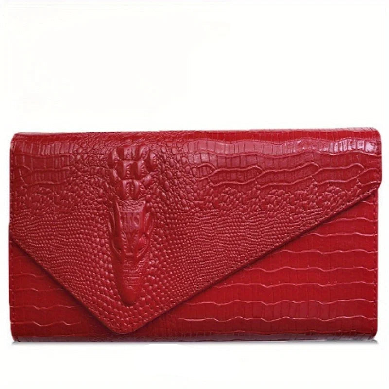 Pochette rouge femme A-B-C-D-E-F-G-ShopGET® 