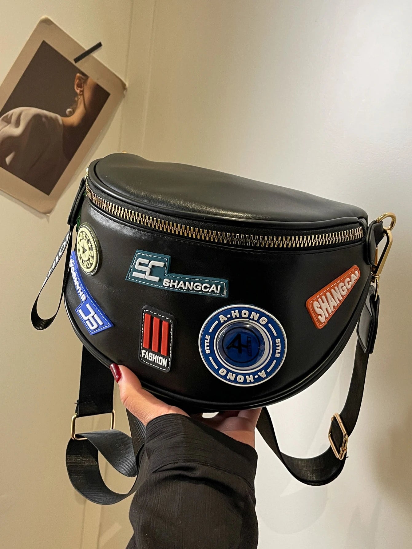 Sac banane femme chic pack lettre unique