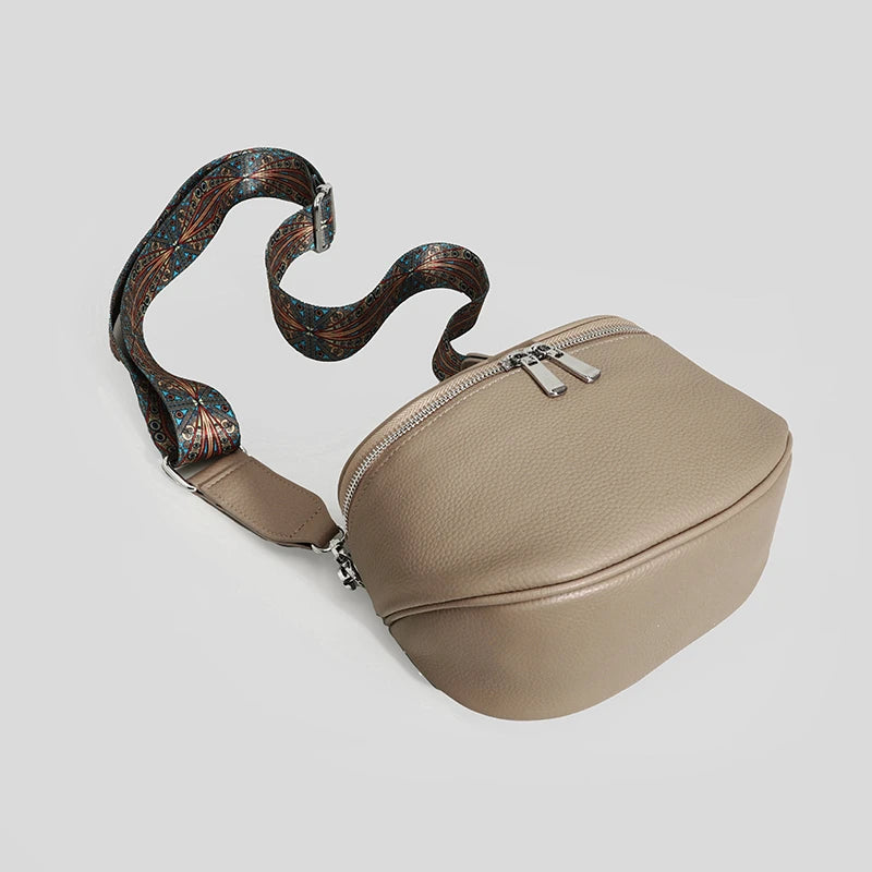 Sac banane femme chic authentique en cuir