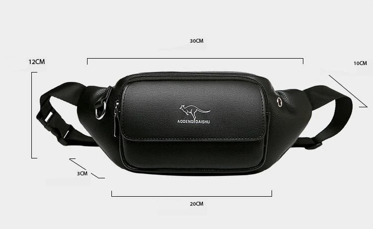 Sac banane cuir kangourou