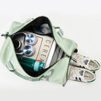 Sac polochon souple et simple Bleu-Lavender-Rose-Vert-Noir-Gris-ShopGET® 