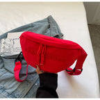 Sac banane rouge pour femme - ShopGET®