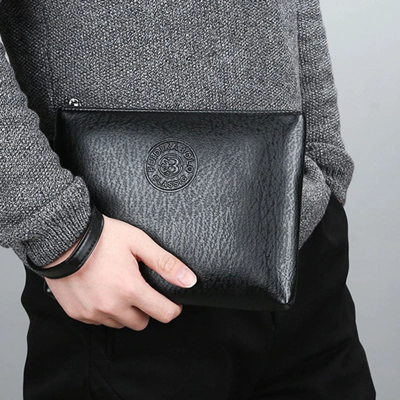 Pochette homme business Style Noir A / 24 x 18 x 2cm-Marron A / 24 x 18 x 2cm-Marron B / 24 x 18 x 2cm-Marron C / 24 x 18 x 2cm-Noir B / 24 x 18 x 2cm-Marron D / 24 x 18 x 2cm-Noir C / 24 x 18 x 2cm-ShopGET® 