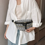 Sac banane en cuir ethnique boho plage