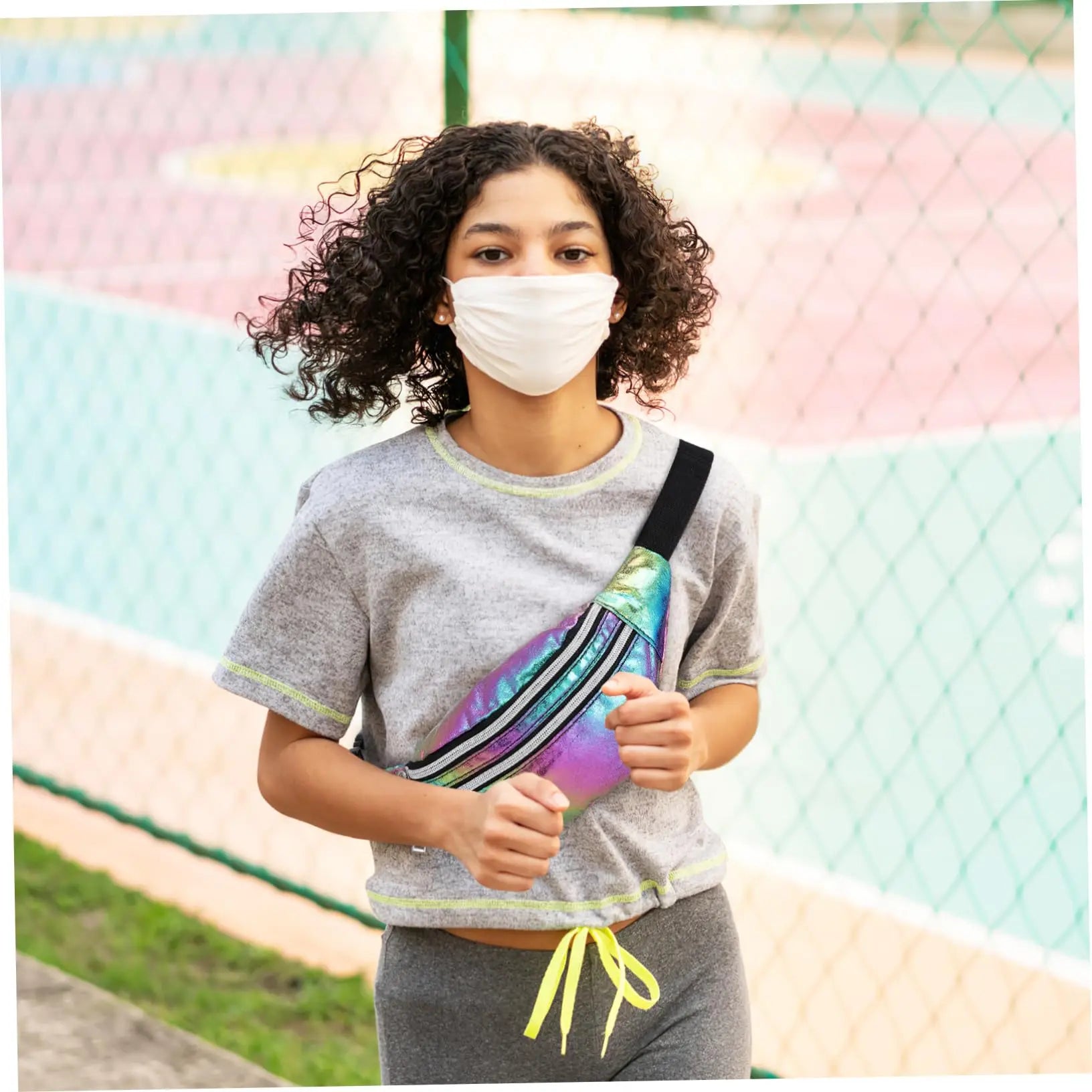 Sac banane femme argenté - ShopGET®