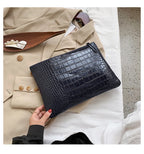 Pochette femme en cuir brillant A / 33x24cm-B / 33x24cm-C / 33x24cm-D / 33x24cm-E / 33x24cm-F / 33x24cm-G / 33x24cm-H / 33x24cm-ShopGET® 