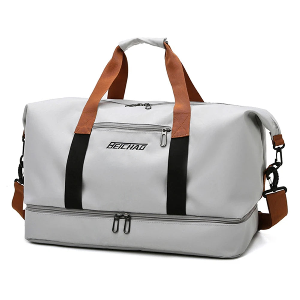 Sac weekend femme tendance moderne Noir-Gris-Kaki-Bleu-Vert-ShopGET® 