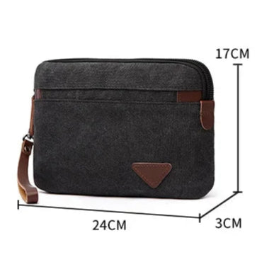 Pochette homme en tissu original Gris-Noir-Bleu-Marron-Vert-Kaki-ShopGET® 