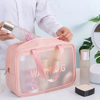Trousse de toilette femme en PU transparent - ShopGET®