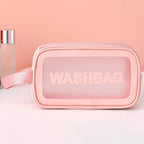 Trousse de toilette femme en PU transparent - ShopGET®