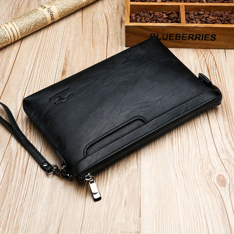 Pochette homme stylé pour voyage Marron S-Noir S-Noir L-ShopGET® 