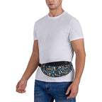 Sac banane multicolore pour homme