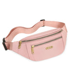 Sac banane femme dorée en tissu - ShopGET®