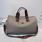 Sac weekend de qualité plaid Kaki Gris A / OFFERTE-Kaki Gris B / OFFERTE-ShopGET® 