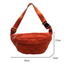 Sac banane orange sombre pour femme - ShopGET®