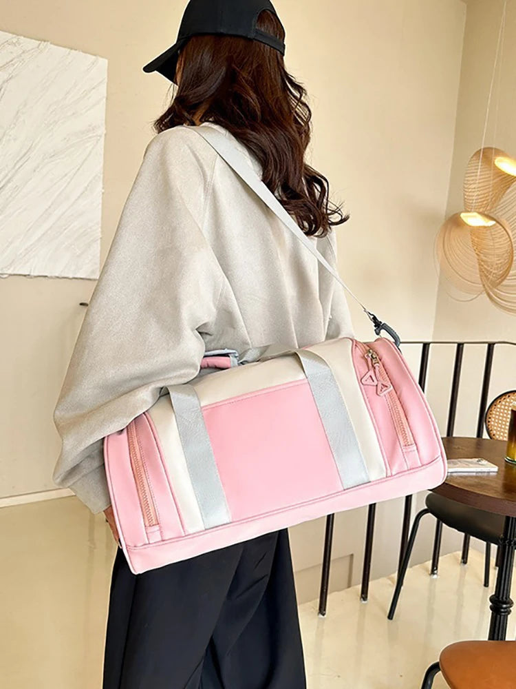 Petit sac polochon Lavender-Rose-Noir-Bleu-Burgundy-Beige-ShopGET® 