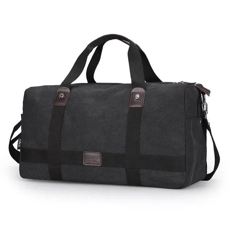 Sac weekend en toile canvas Kaki-Gris-Marron-Bleu-Noir-ShopGET® 