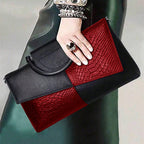 Pochette femme sac original Noir-Noir Blanc-Noir Rouge-ShopGET® 