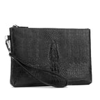 Pochette homme plat en cuir de haut qualité A / 24cm x 16cm x 2cm-B / 24cm x 16cm x 2cm-C / 24cm x 16cm x 2cm-D / 24cm x 16cm x 2cm-ShopGET® 
