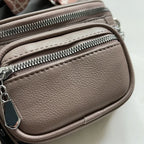 Petit sac banane cuir souple femme