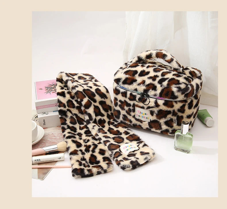 Trousse de toilette voyage léopard rose - ShopGET®