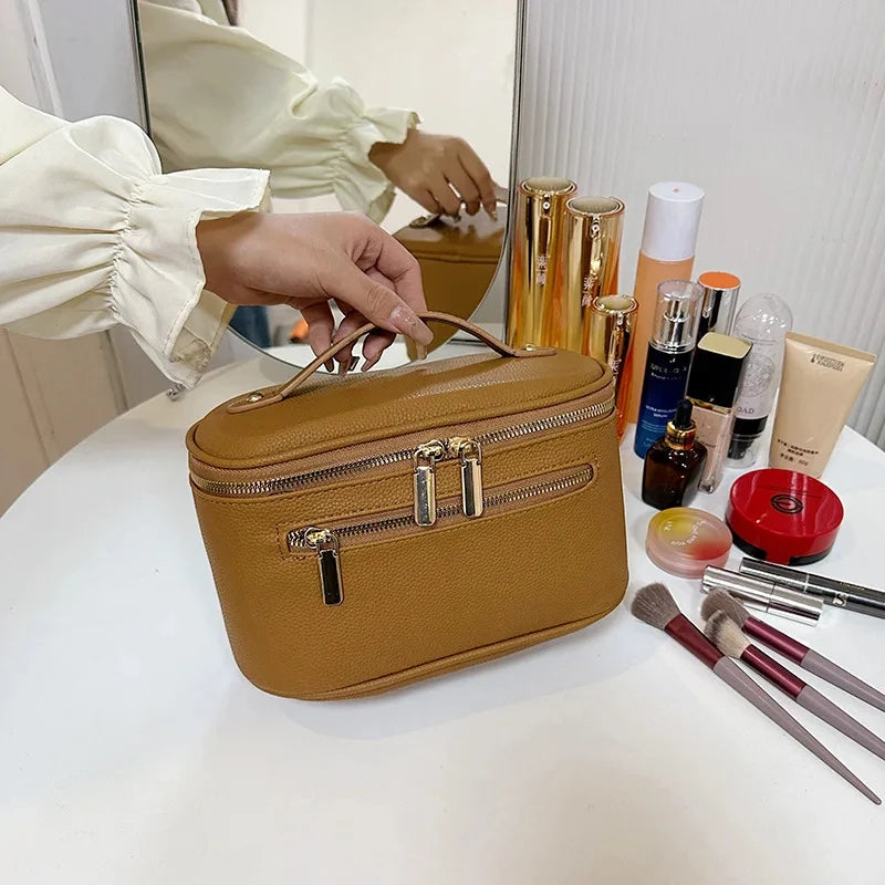 Trousse maquillage compartiment à fermeture éclair - ShopGET®