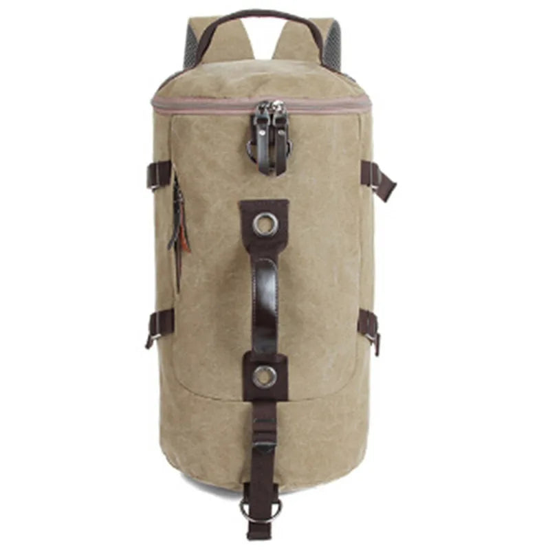 Sac polochon sport de randonnée Marron-Vert-Kaki-Bleu-Noir-ShopGET® 