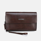 Pochette homme de haute qualité black-Marron A-Marron B-ShopGET® 