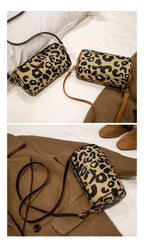 Sac banane cuir femme léopard