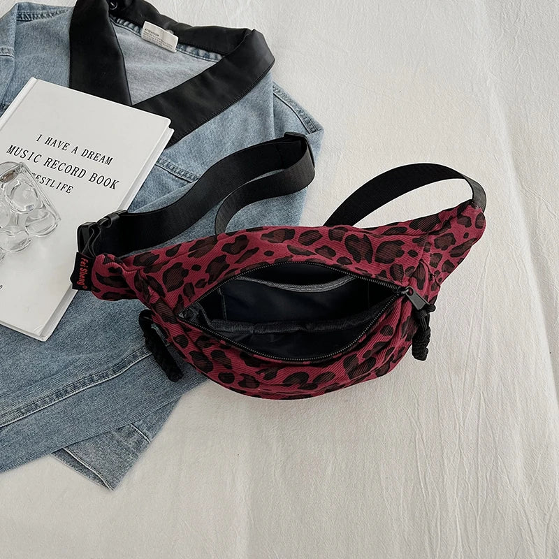 Sac banane léopard de luxe unique