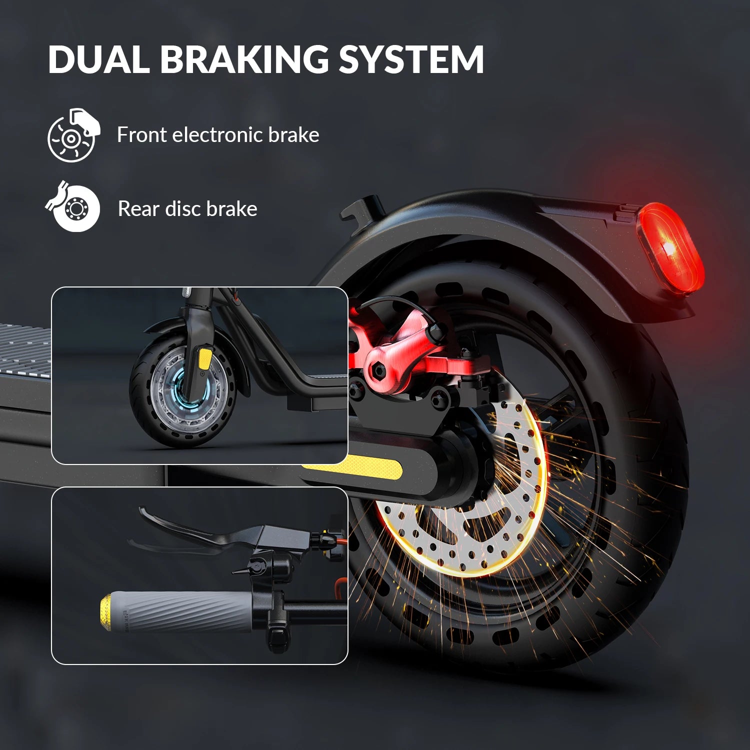 Trottinette électrique 600W , 25 km/h de vitesse