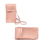 Pochette téléphone marron à bandoulière - ShopGET®