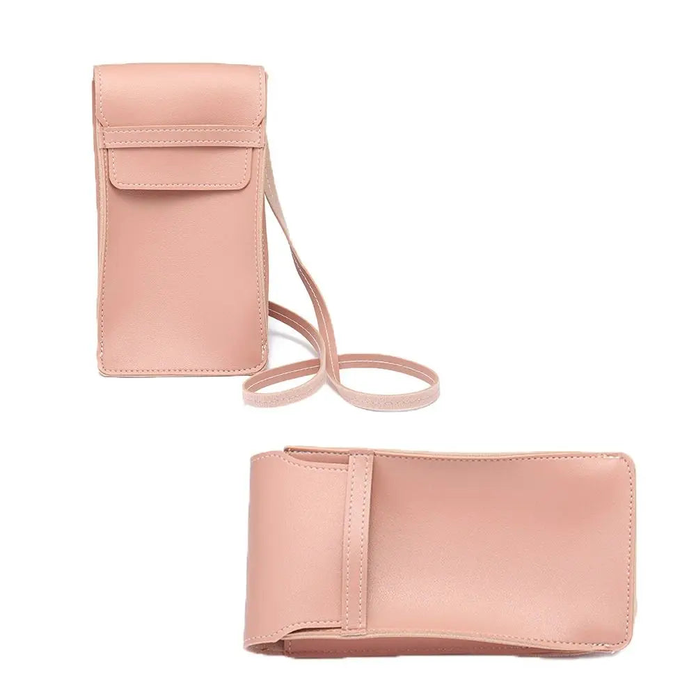 Pochette téléphone marron à bandoulière - ShopGET®