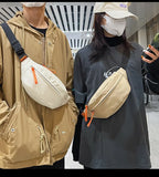 Sac banane blanc en tissu pour homme - ShopGET®