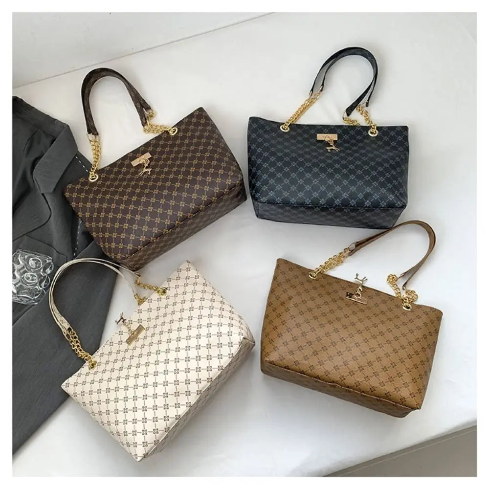 Sac cabas femme summer time Blanc-Noir-Jaune-Marron-ShopGET® 