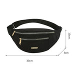 Sac banane femme noir - ShopGET®