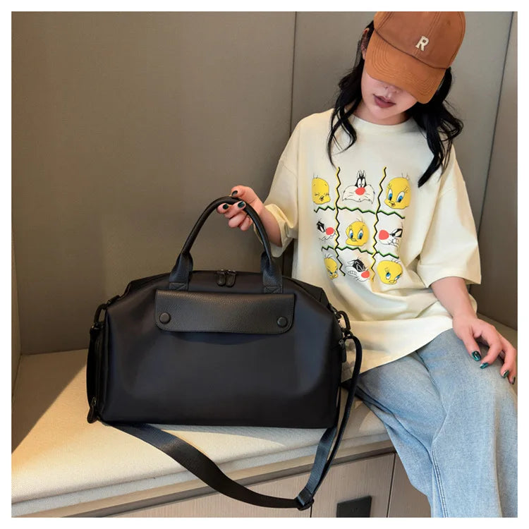 Sac weekend femme  chic Gris-Noir-Kaki-ShopGET® 