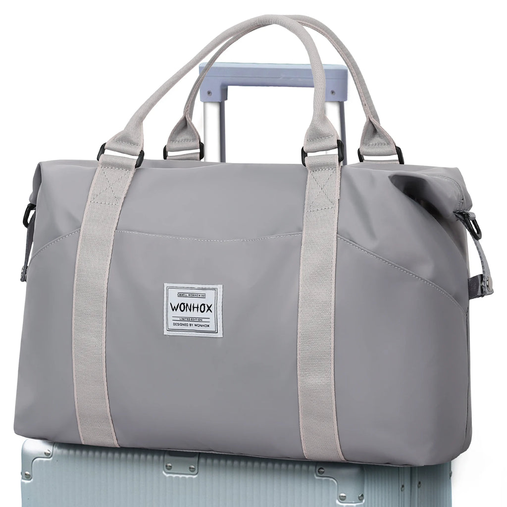 Sac weekend homme tote bag tendance Gris-ShopGET® 