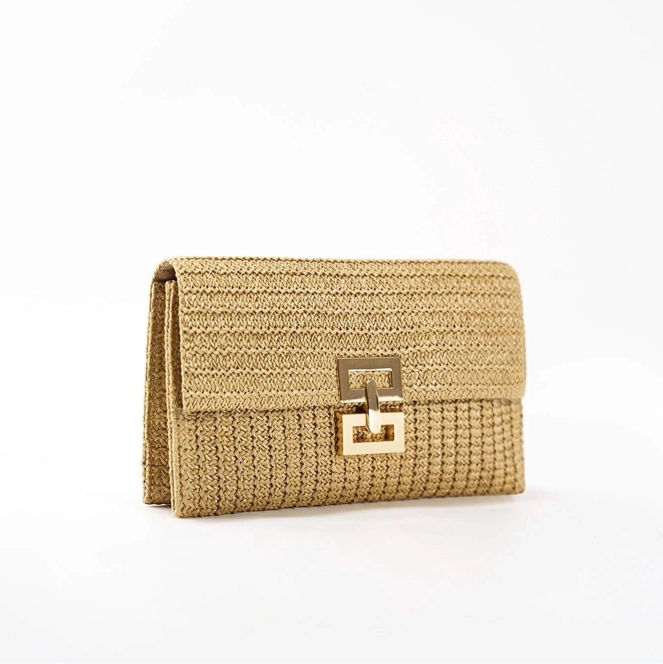 Pochette en tissu bohème Sac à chaine-Multicolore-Apricot-ShopGET® 