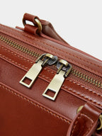 Sac cabas noir Genuine Leather Marron A-Marron B-Marron C-Gris-Noir-ShopGET® 