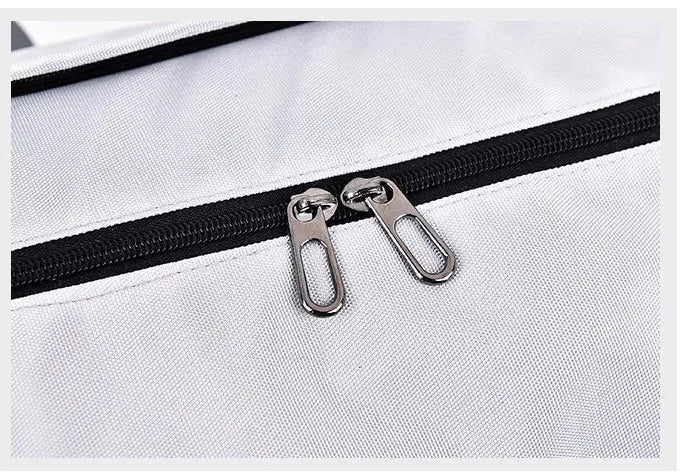 Sac polochon  multi-compartiment Gris-Noir-ShopGET® 