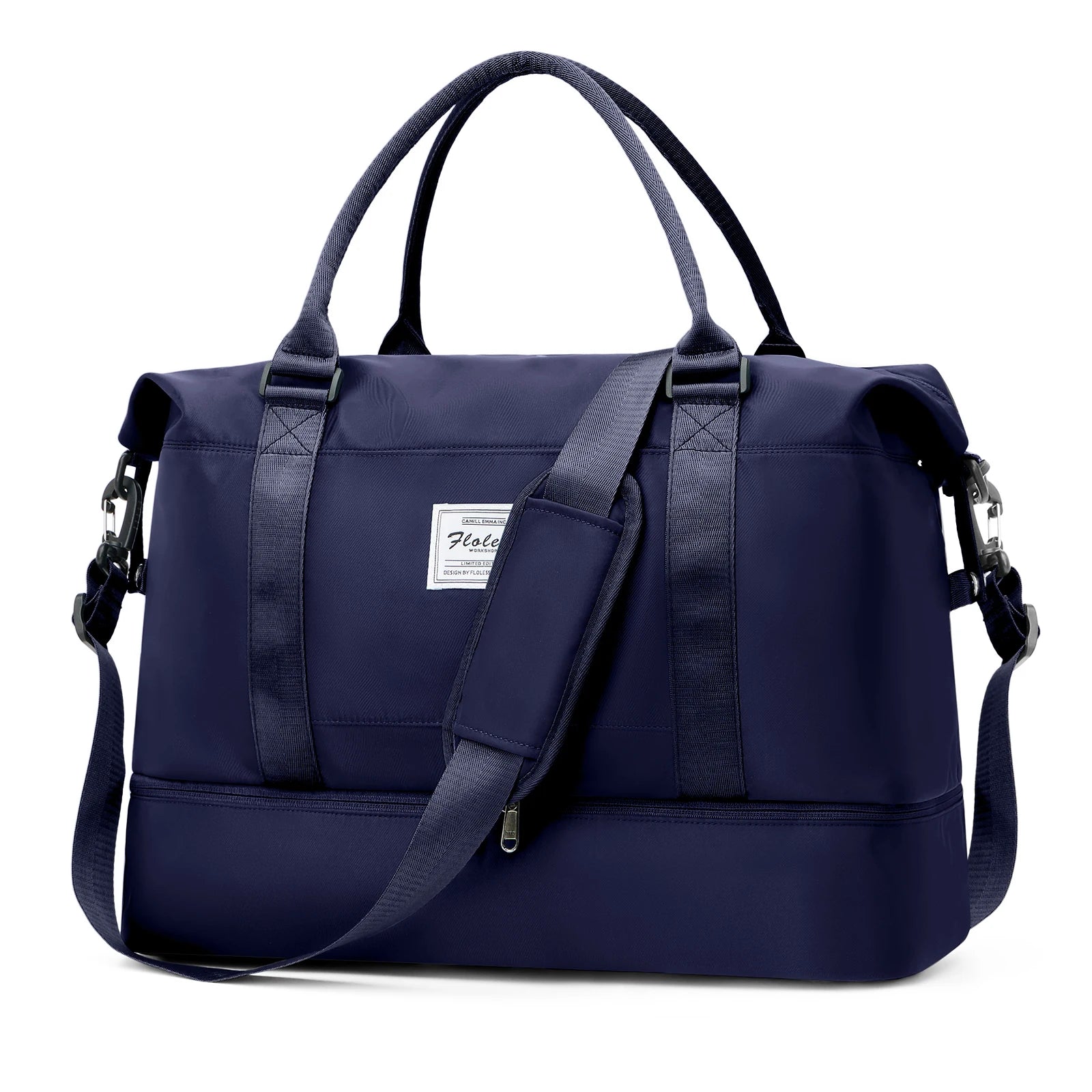 Sac weekend classique pour homme Bleu A-Bleu B-Noir-Beige-Pourpre-Vert-Gris-ShopGET® 