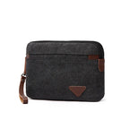 Pochette homme en tissu original Gris-Noir-Bleu-Marron-Vert-Kaki-ShopGET® 