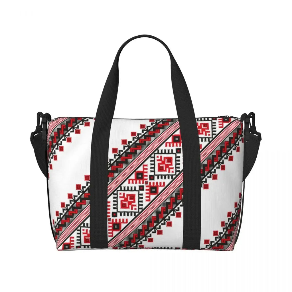 Sac cabas bohémien rouge - ShopGET®