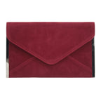 Pochette femme tissu élégant Vin-Rouge-Pourpre-Marron-ShopGET® 