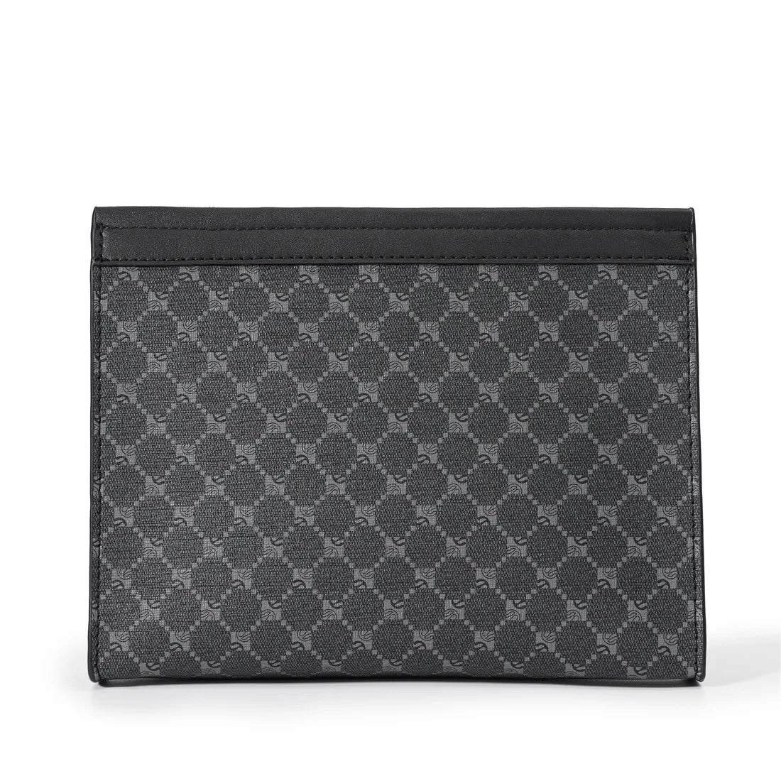 Pochette homme vintage cuir simple Noir / 26 x 5 x 19cm-ShopGET® 