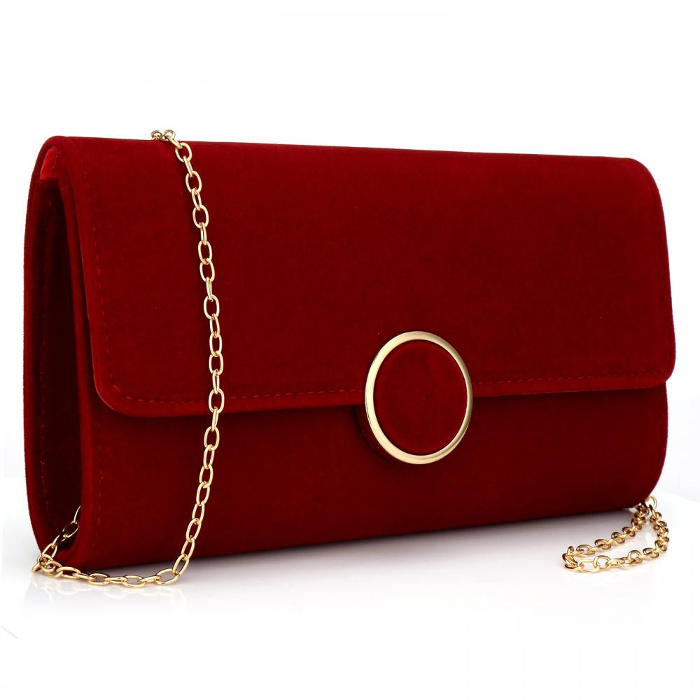 Pochette femme Bordeau Noir / 23 cm x 13 cm-Rouge / 23 cm x 13 cm-ShopGET® 