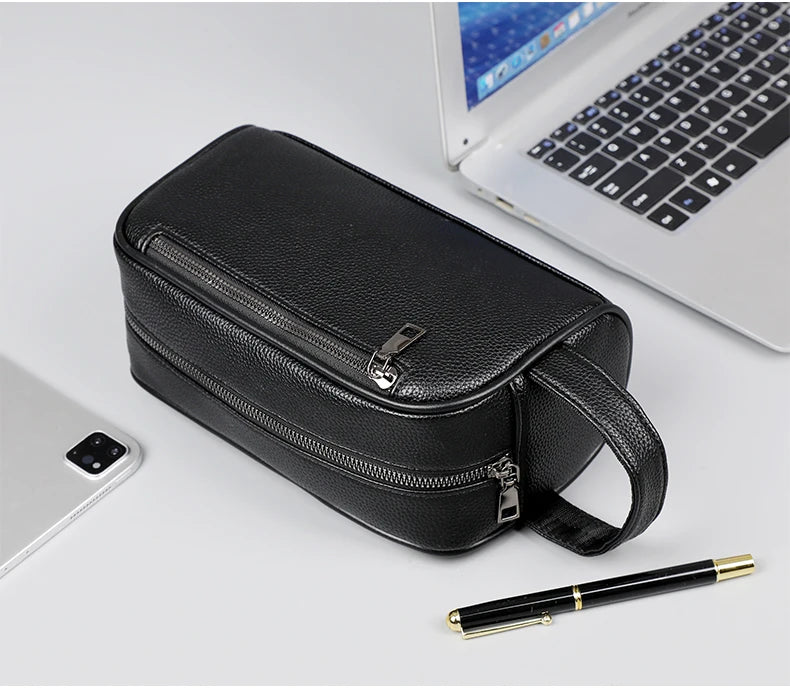 Trousse de toilette homme noir indispensable - ShopGET®